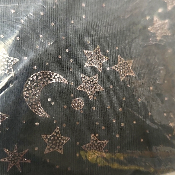 ❤️NWT VINTAGE TORRID LEGGING - SPARKLY STARS MOON CELESTIAL PRINT - PLUS SIZE - Picture 6 of 10